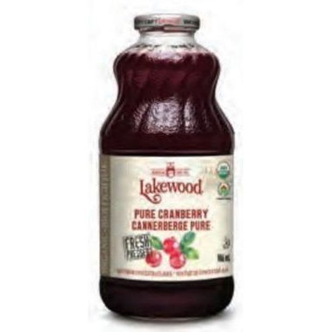 Lakewood Jus De Canneberge Pur Biologique, 946 Ml -- 6 Par Boîte