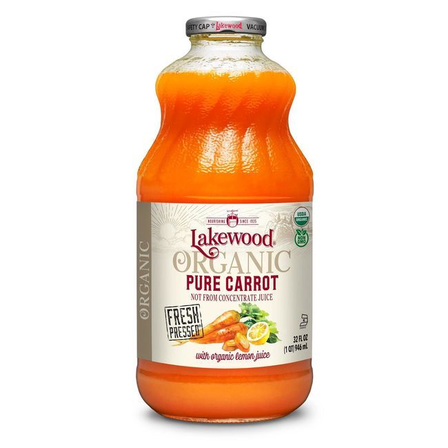 Lakewood Jus De Carotte Pur Biologique, 946 Ml -- 6 Par Boîte