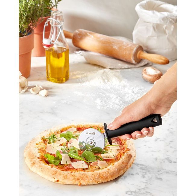 Triangle Coupe-pizza En Acier Inoxydable, 1,9 Cm X 6 Cm X 1,8 Cm