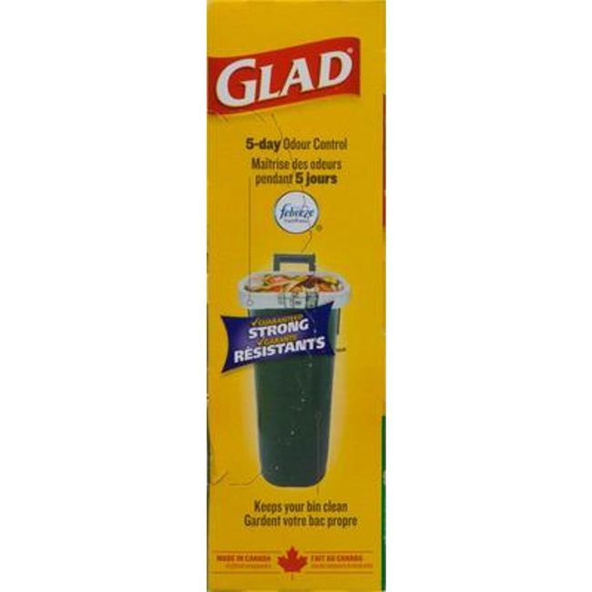 Glad Compostable Tall Kitchen Bag, 10 Count -- 12 Per Case