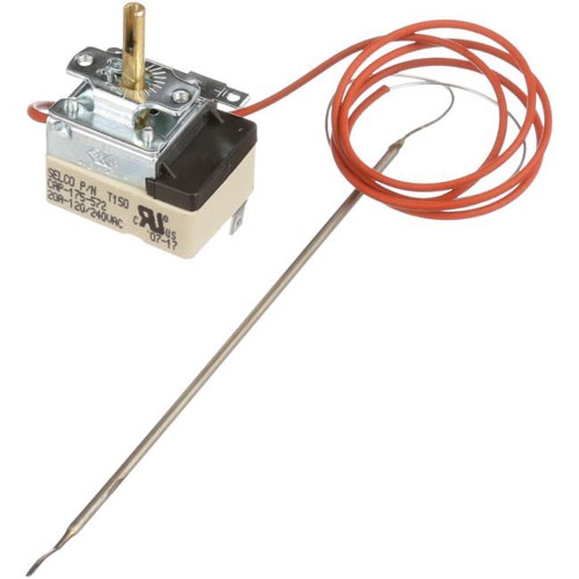 Cadco Cdotr006 Oven Thermostat With 175° - 500° Range With 36 In Capillary