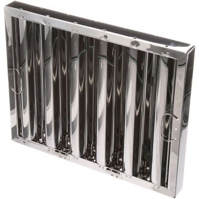 Captiveaire Cpthrss1620 Filtre De Hotte En Acier Inoxydable De Type 6 Avec Crochets, 16 X 20 Po