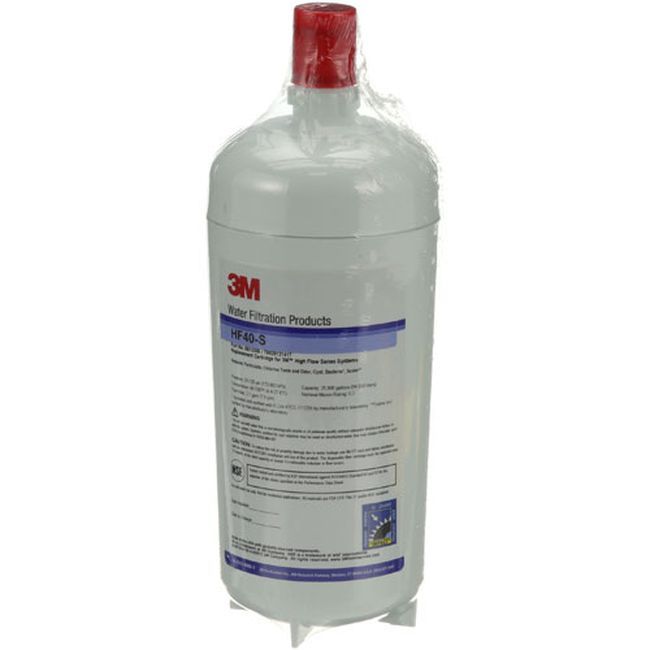 Cuno Cun5613305 Hf40-s High Flow Series Hot Beverage/ice Machine Water Filter Cartridge With Scale Inhibitor