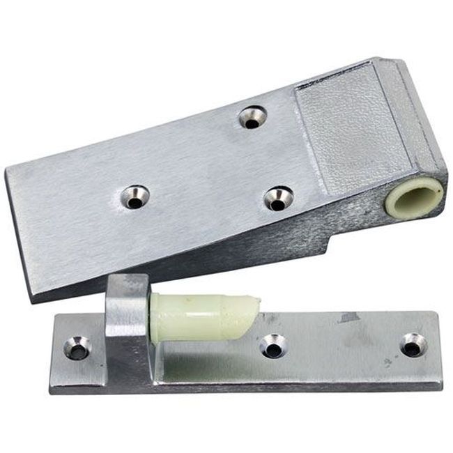 Kason Kas1256-000004 Brushed Chrome Finish Reversible Cam Lift Hinge