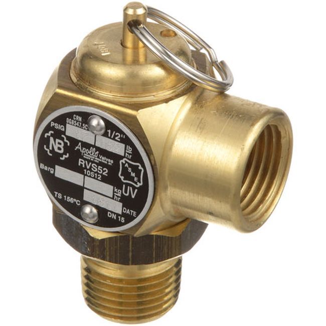 Market Forge Mar10-7942 17 Psi Safety Pressure Relief Valve, 1/2 In