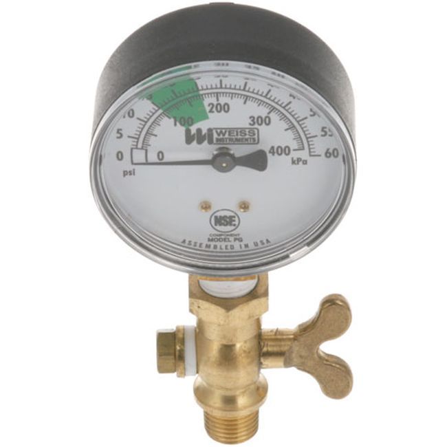 Stero Strp65-1136 Manomètre De Pression 60 Psi, 2-1/2 Po