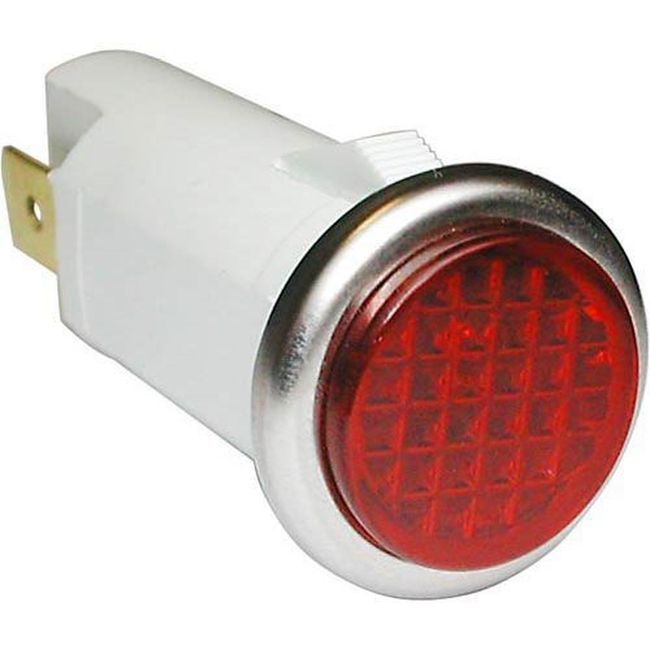 Feu De Signalisation Rouge 250 V Pour Trou De 1/2 Pouce Pour Delfield, Numéro De Pièce 2194095