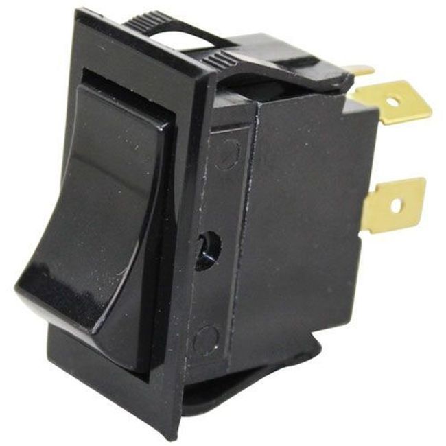 Dpst Terminal Rocker Switch Fits 7/8 X 1-1/2 Inch Hole For Jackson Part Number 05930-011-49-55