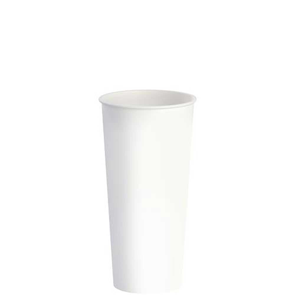 Solo Gobelet Blanc Double Face En Polyéthylène, Capacité De 24 Oz -- 1 000 Par Boîte
