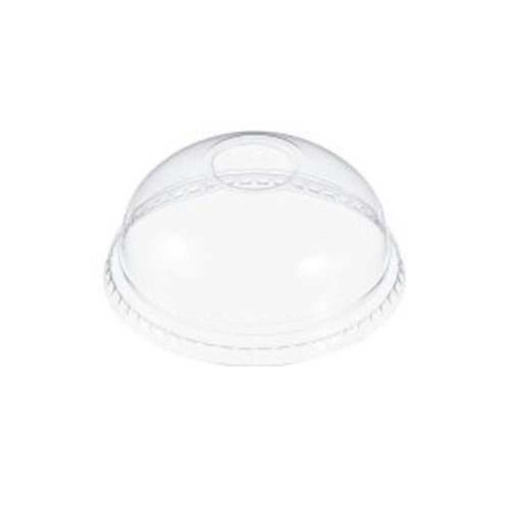 Solo Couvercle Dôme Transparent Avec Trou De 2,5 Cm Pour Gobelet En Plastique -- 1 000 Par Boîte
