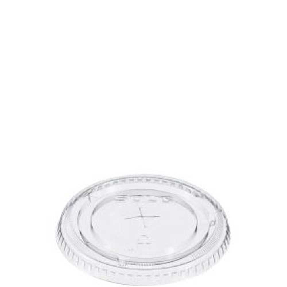 Dart Solo Couvercle À Fentes En Plastique Pet Transparent De 5 À 20 Oz -- 1 000 Par Boîte