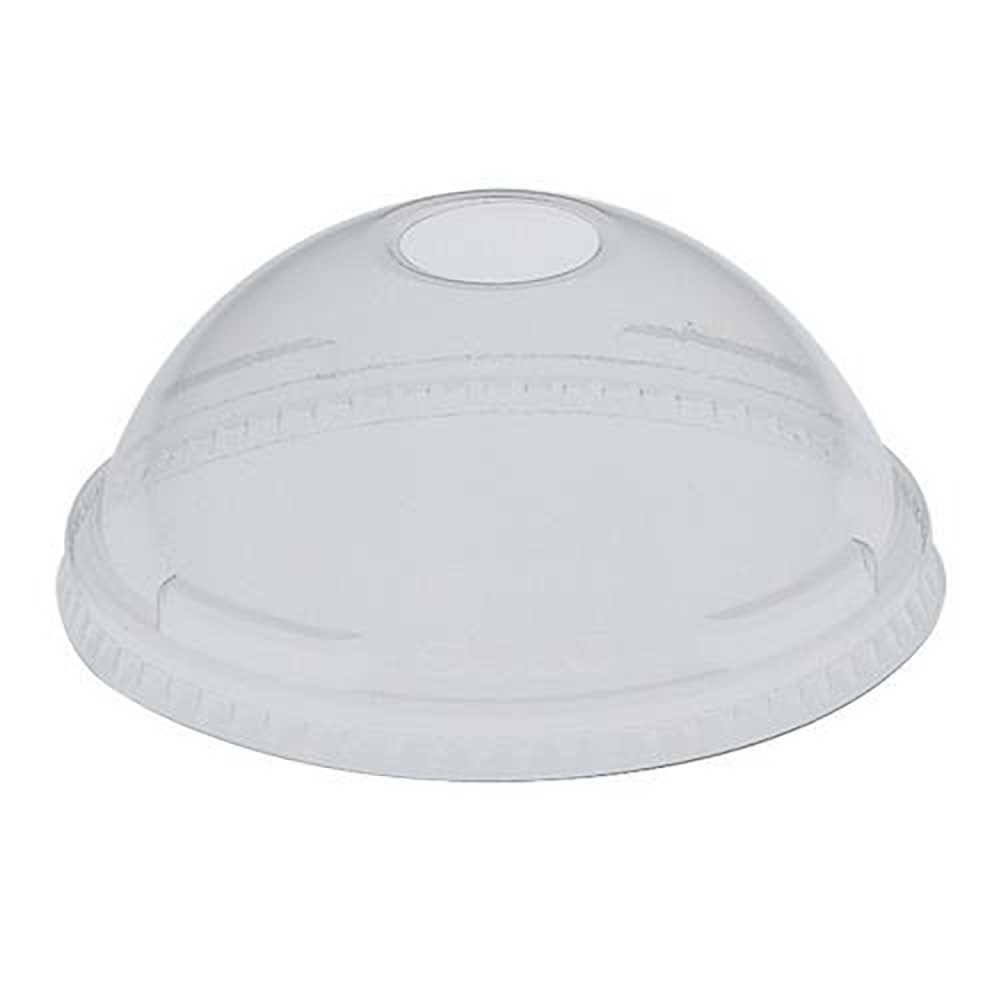 Dart Solo Couvercle Dôme En Plastique Pet Transparent De 5 À 20 Oz Avec Trou De 1 Po -- 1 000 Par Boîte