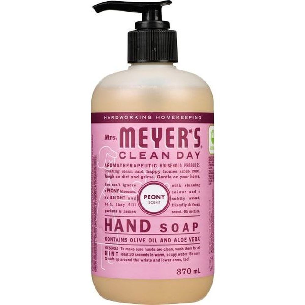 Mrs. Meyer's Clean Day Savon Pour Les Mains Pivoine, 370 Ml -- 6 Par Caisse