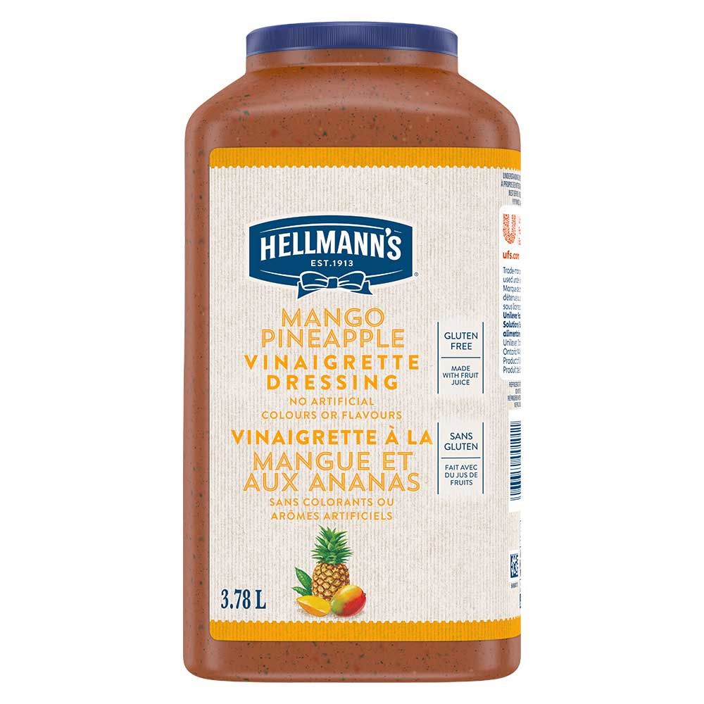 Hellmann's Mango Pineapple Vinaigrette Salad Dressing Jug, 3.78 L