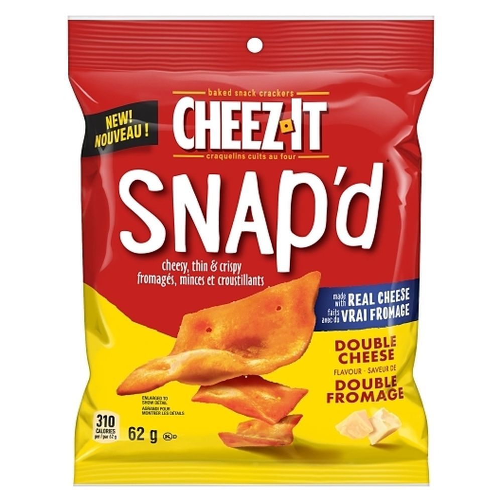 Cheez-it Craquelins Au Double Fromage, 62 G – 6 Par Boîte