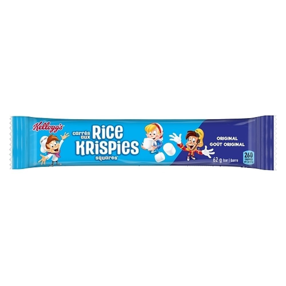Rice Krispies Friandises Carrées Originales, 62 G – 72 Par Boîte