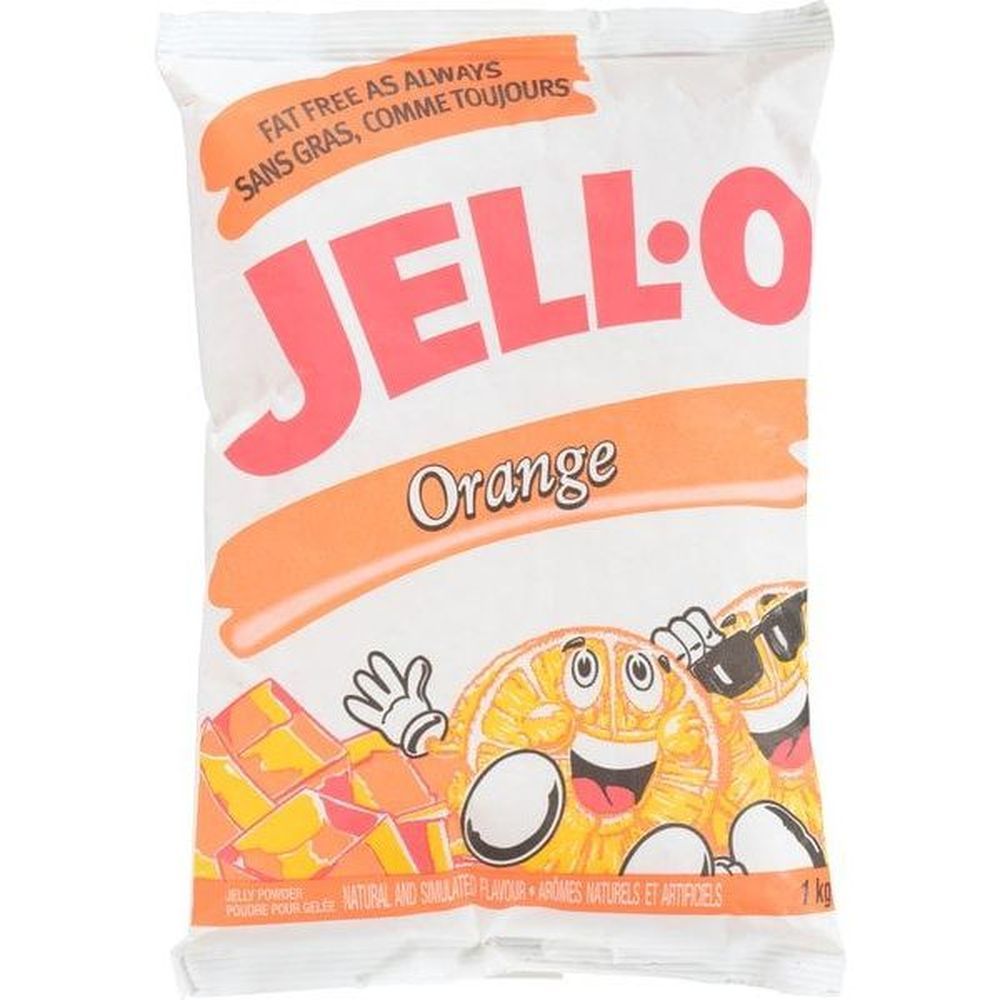 Jell-o Poudre De Gelée D'orange, 1 Kg -- 2 Par Boîte