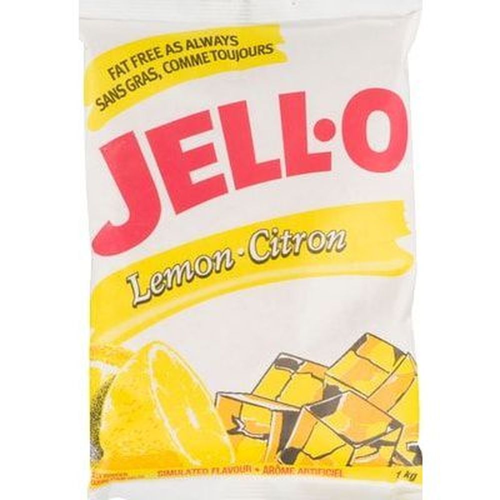 Jell-o Gelée De Citron En Poudre, 1 Kg -- 2 Par Boîte