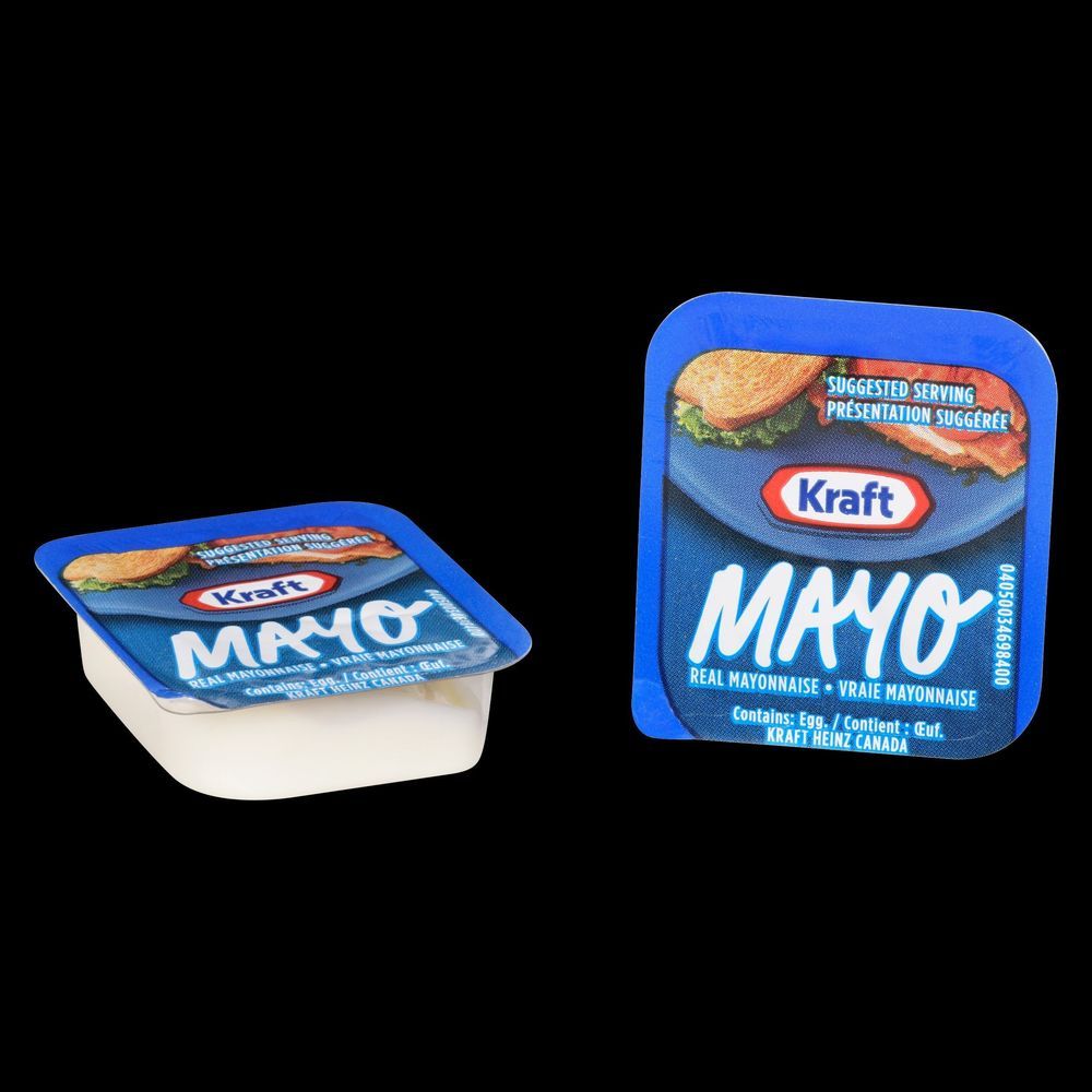 Kraft Mayonnaise - Portion, 18 Ml -- 200 Par Boîte