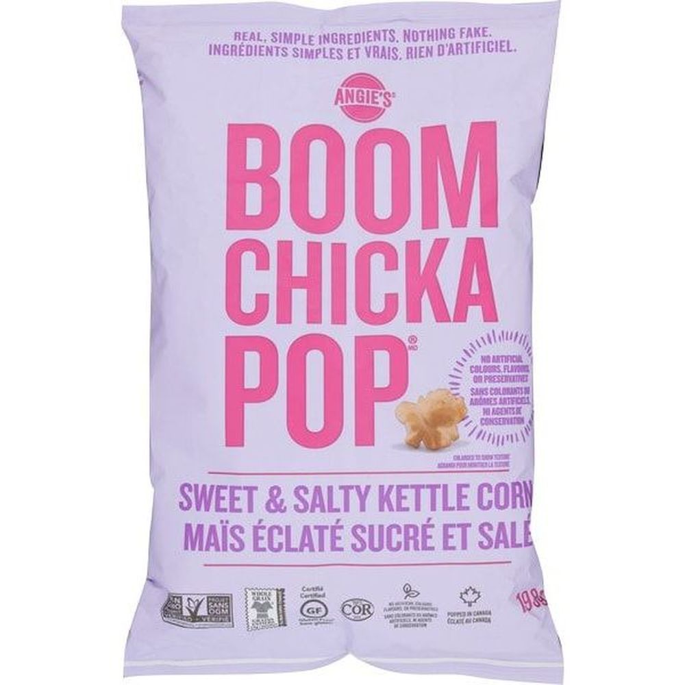 Angie's Boomchickapop Maïs Soufflé Sucré Et Salé, 198 G -- 8 Par Boîte