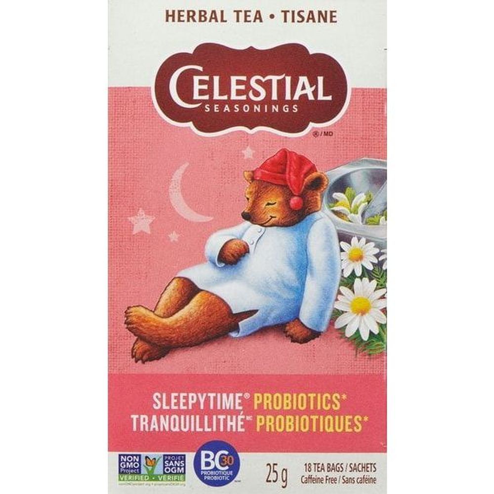 Celestial Seasonings Tisane Probiotique Sleepytime, 18 Sachets – 6 Par Boîte