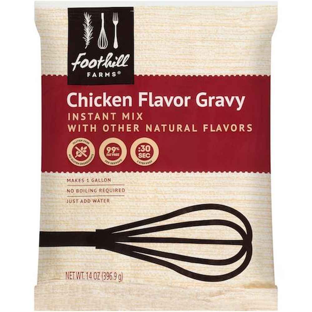 Foothill Farms Instant Chicken Flavor Gravy Mix, 396.89 G -- 8 Per Case