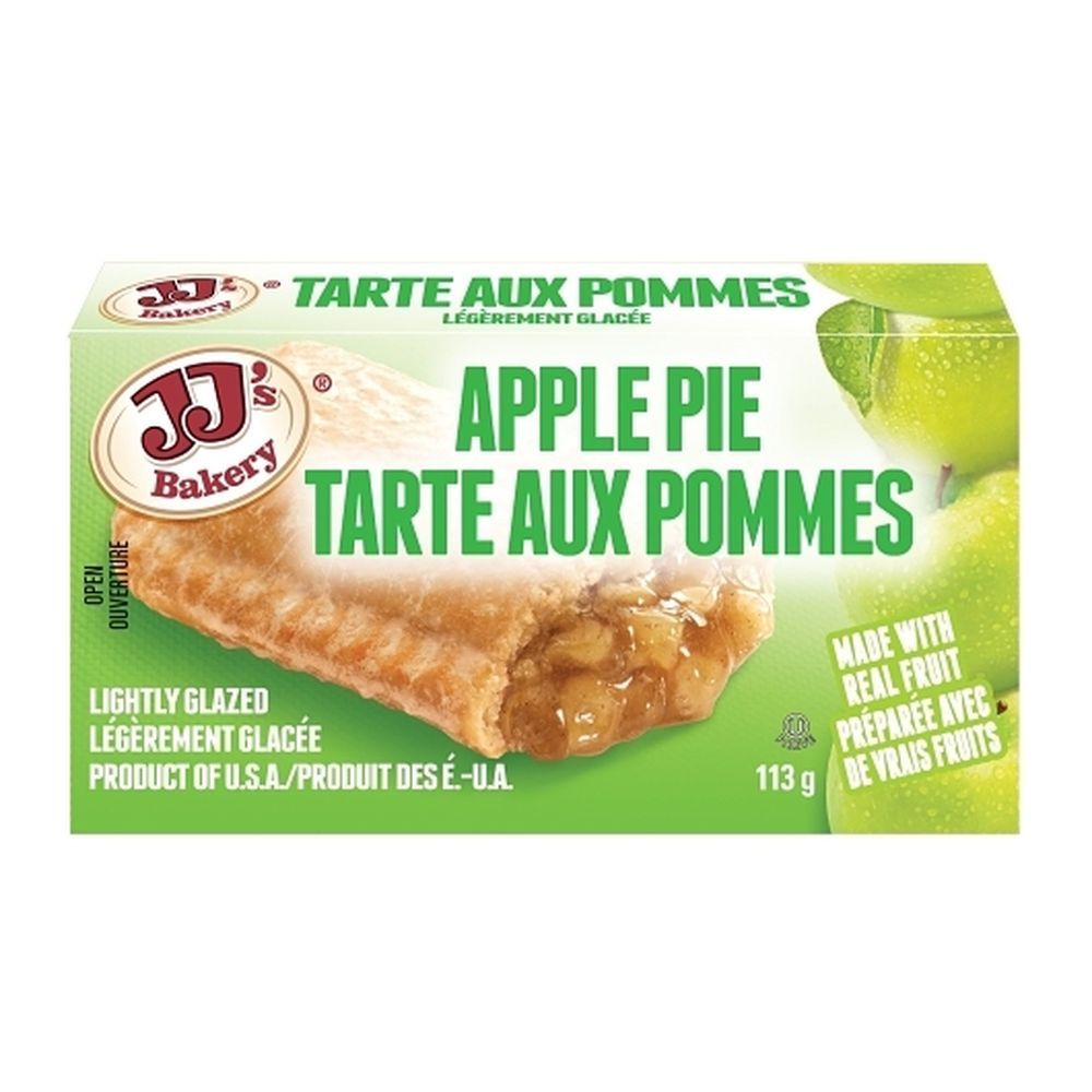 Jj's Bakery Tarte Aux Pommes, 113 G – 48 Par Caisse