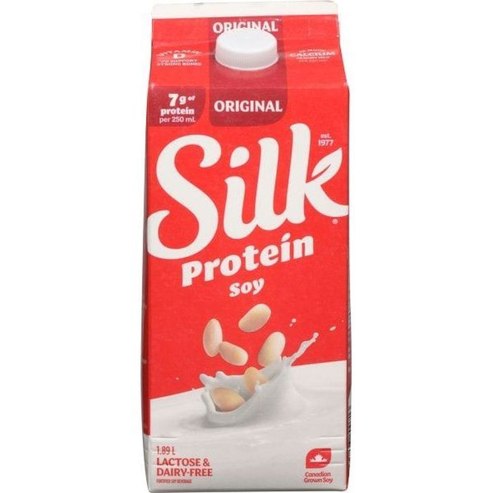 Silk Boisson Protéinée Originale Au Soja, 1,89 L – 6 Par Caisse