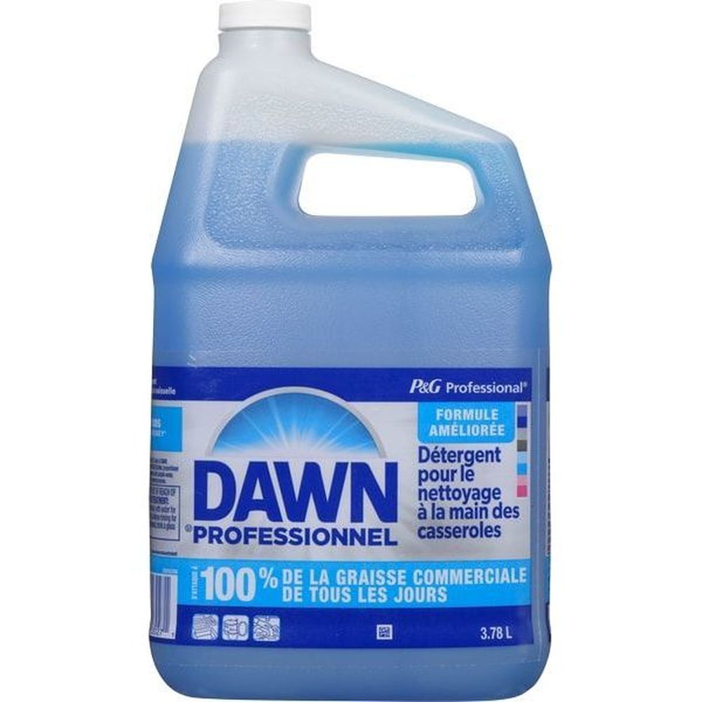 Dawn Professional Lessive Pour Casseroles Et Poêles À Parfum Régulier, 1 Gallon (3,8 L) – 4 Par Carton