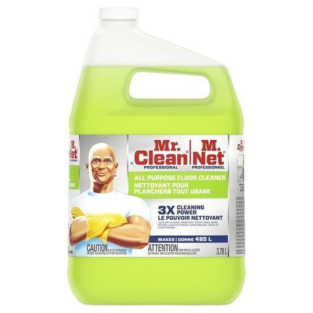 Mr. Clean Nettoyant Professionnel Pour Sols Finis, 3,78 L – 3 Unités Par Carton