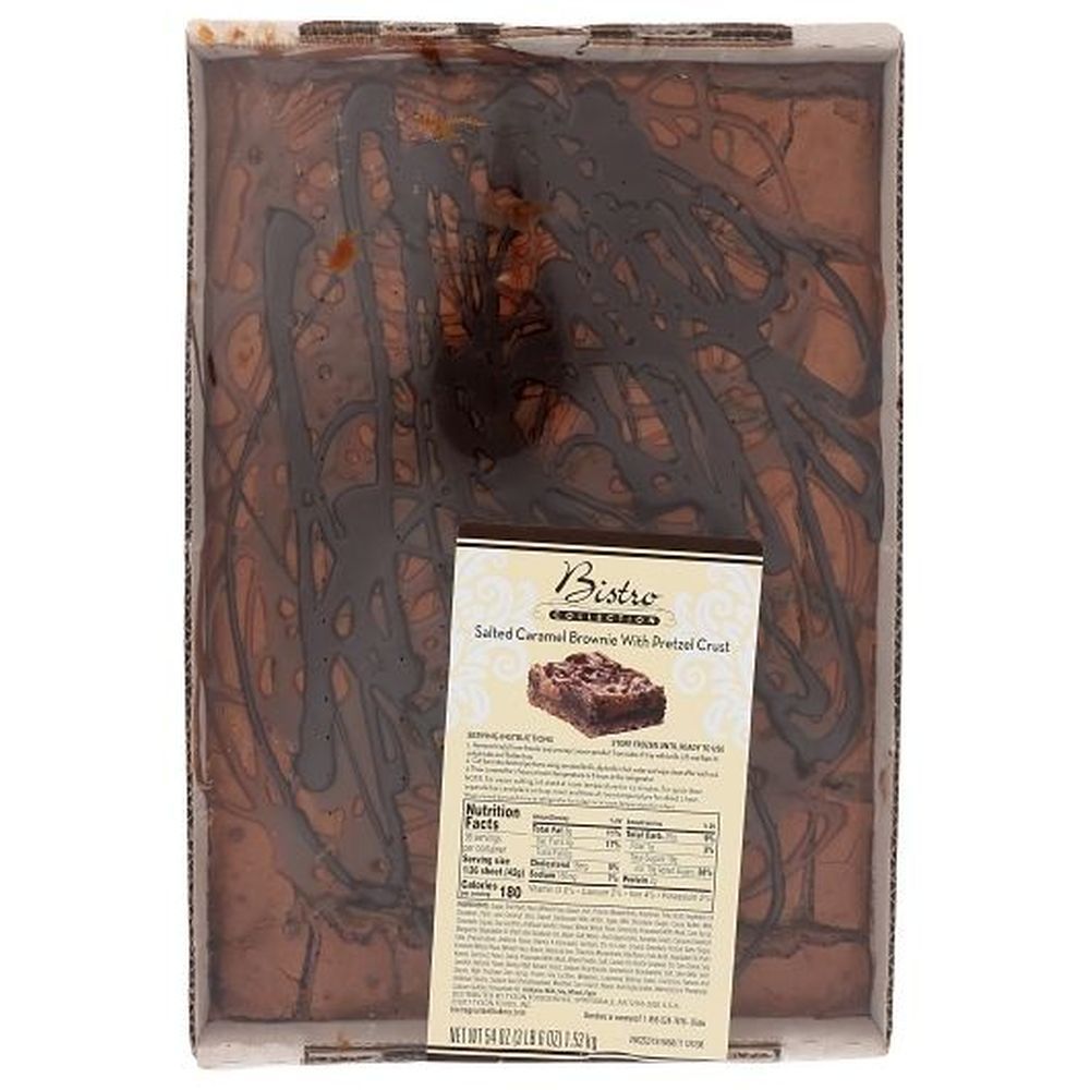 Bistro Collection Brownie Au Caramel Salé Et Croûte De Bretzel, 1530,87 G – 4 Par Boîte