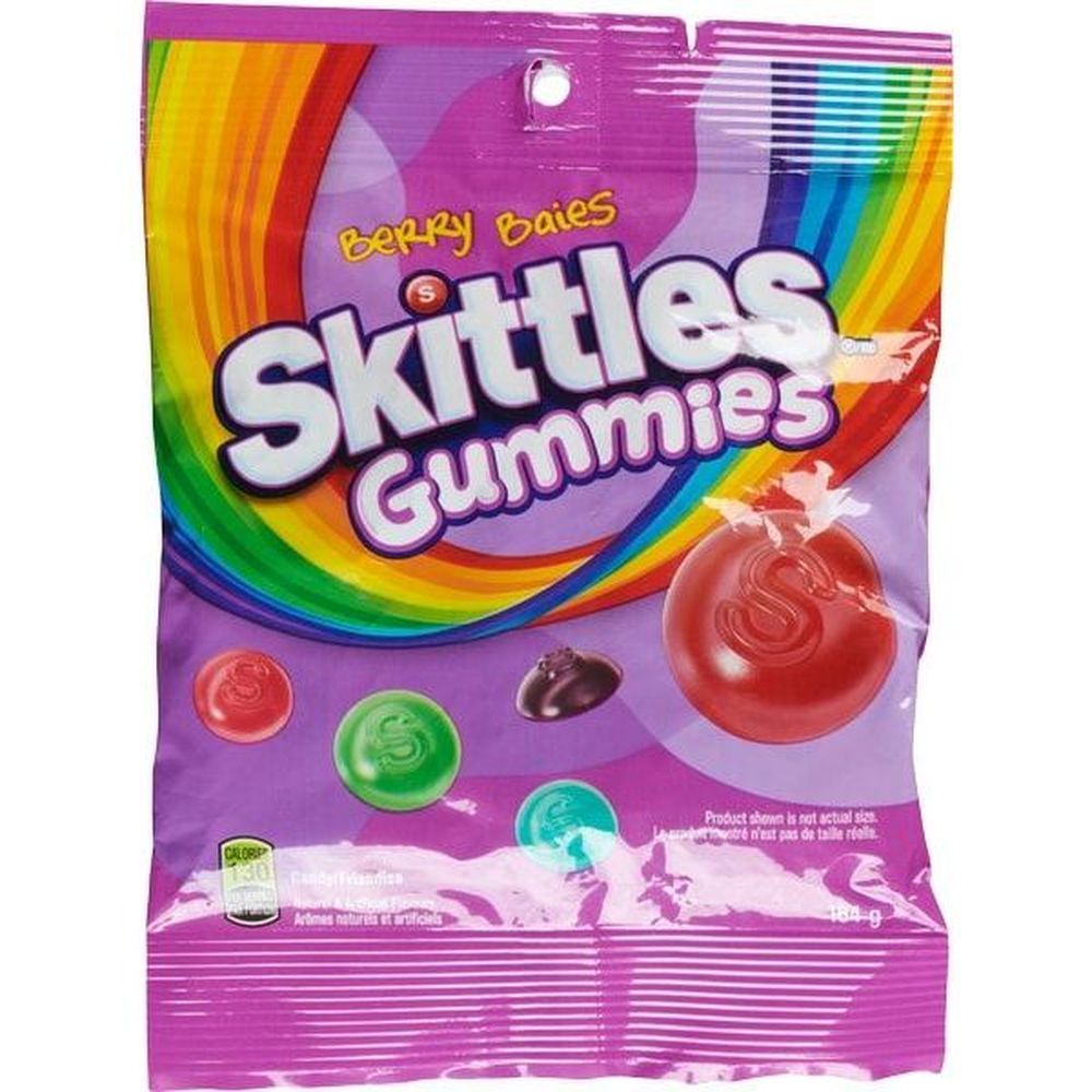 Skittles Bonbons Gélifiés Aux Baies Sauvages, Paquet De 12