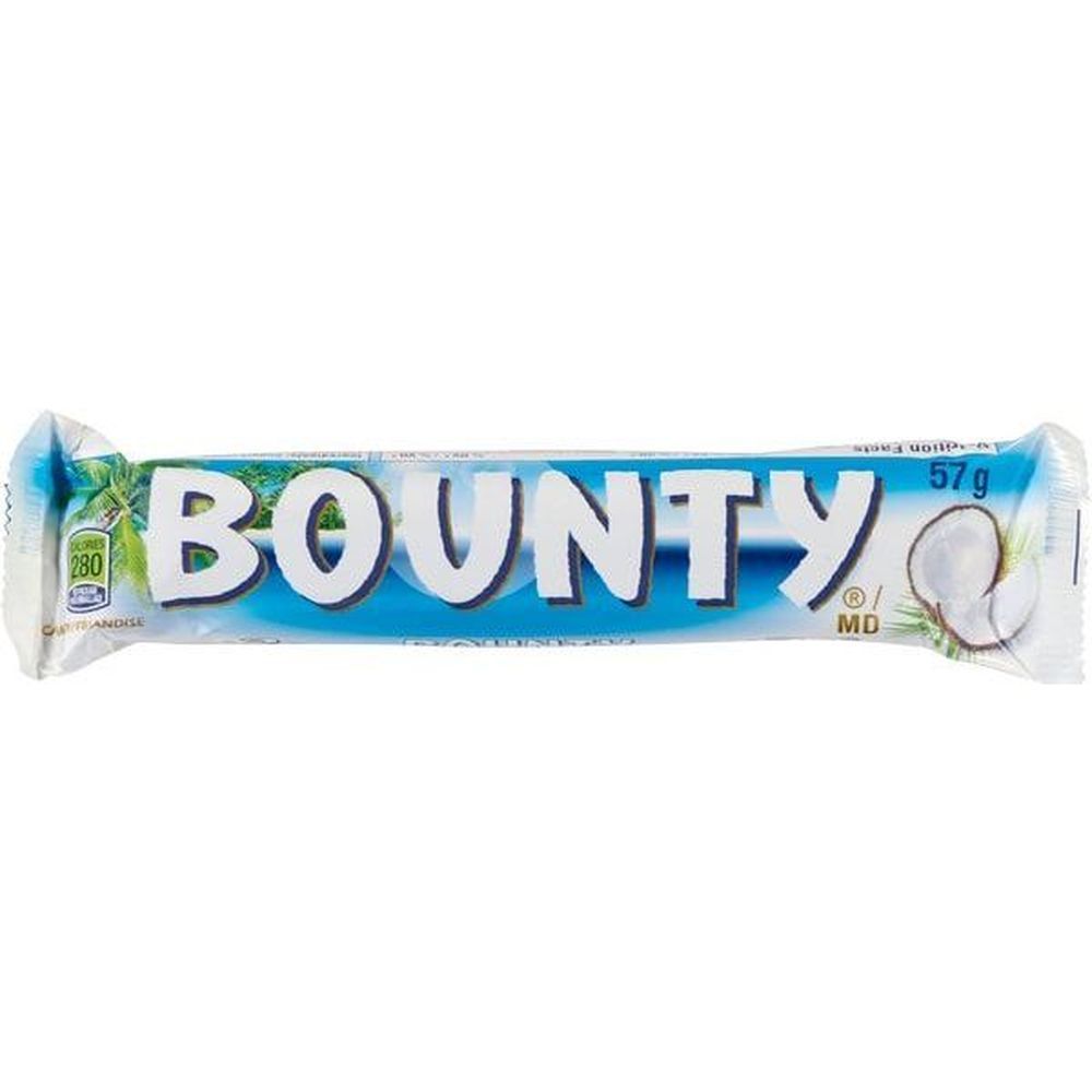 Bounty Barre De Chocolat De 57 G, 24 Unités – 12 Par Boîte