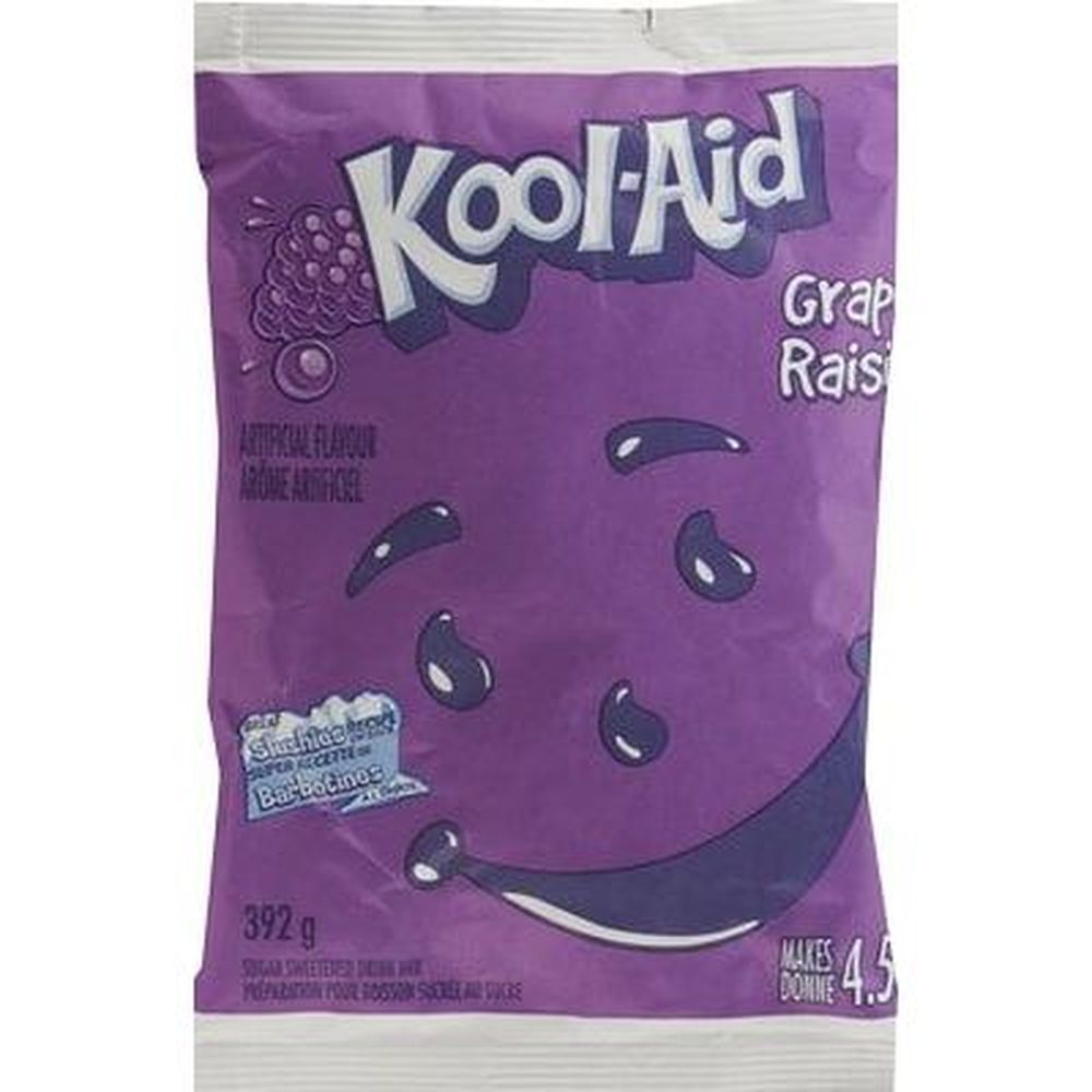 Kool-aid Grape Sugar Sweetened Drink Mix, 392 G -- 18 Per Case