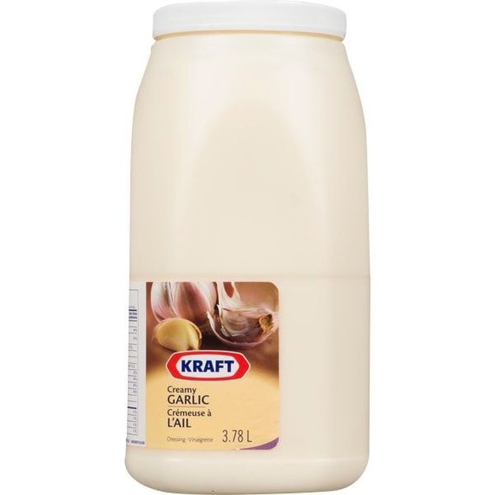 Kraft Vinaigrette Liquide Crémeuse À L'ail, 3,78 L -- 2 Par Boîte