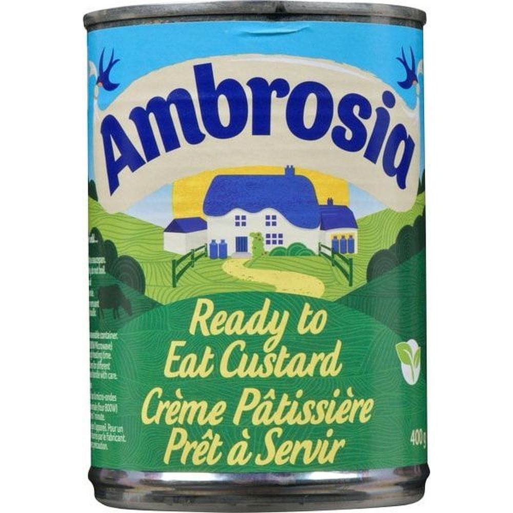 Ambrosia Crème Anglaise Prête À Manger, 400 G -- 12 Par Boîte