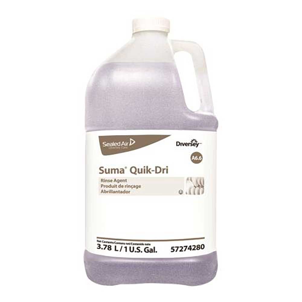 Suma Quik-dri A6.6 All Purpose Rinse Aid, 3.78 L -- 4 Per Case