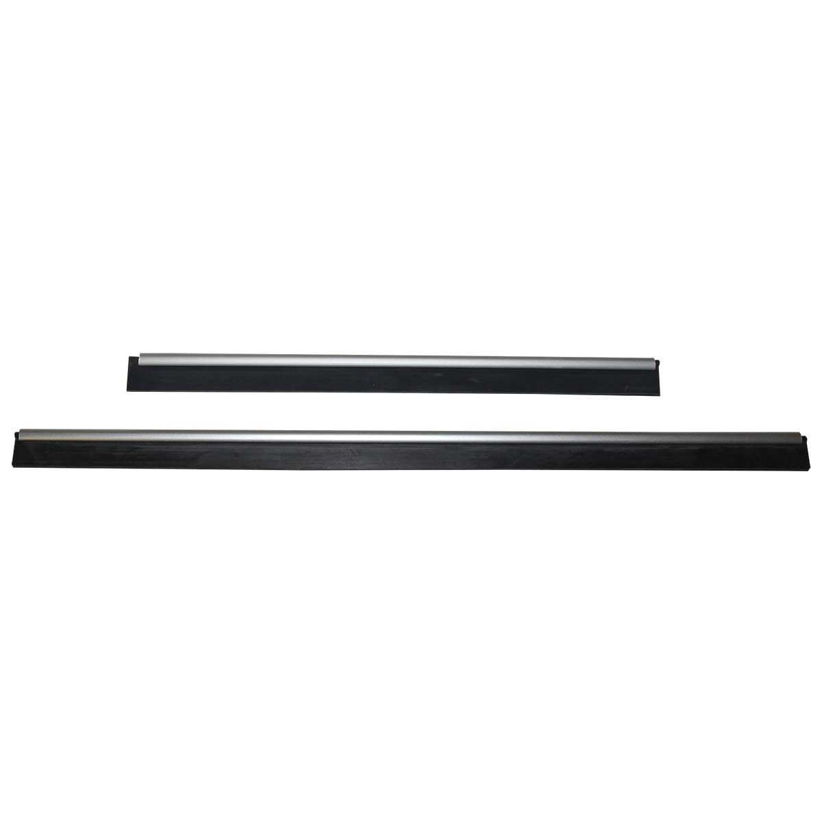 Tolco Aluminum Squeegee Channel With Rubber Blade, 12 Inch