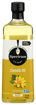 Spectrum Naturals Refined Canola Oil, 14 Ounce -- 12 per case.