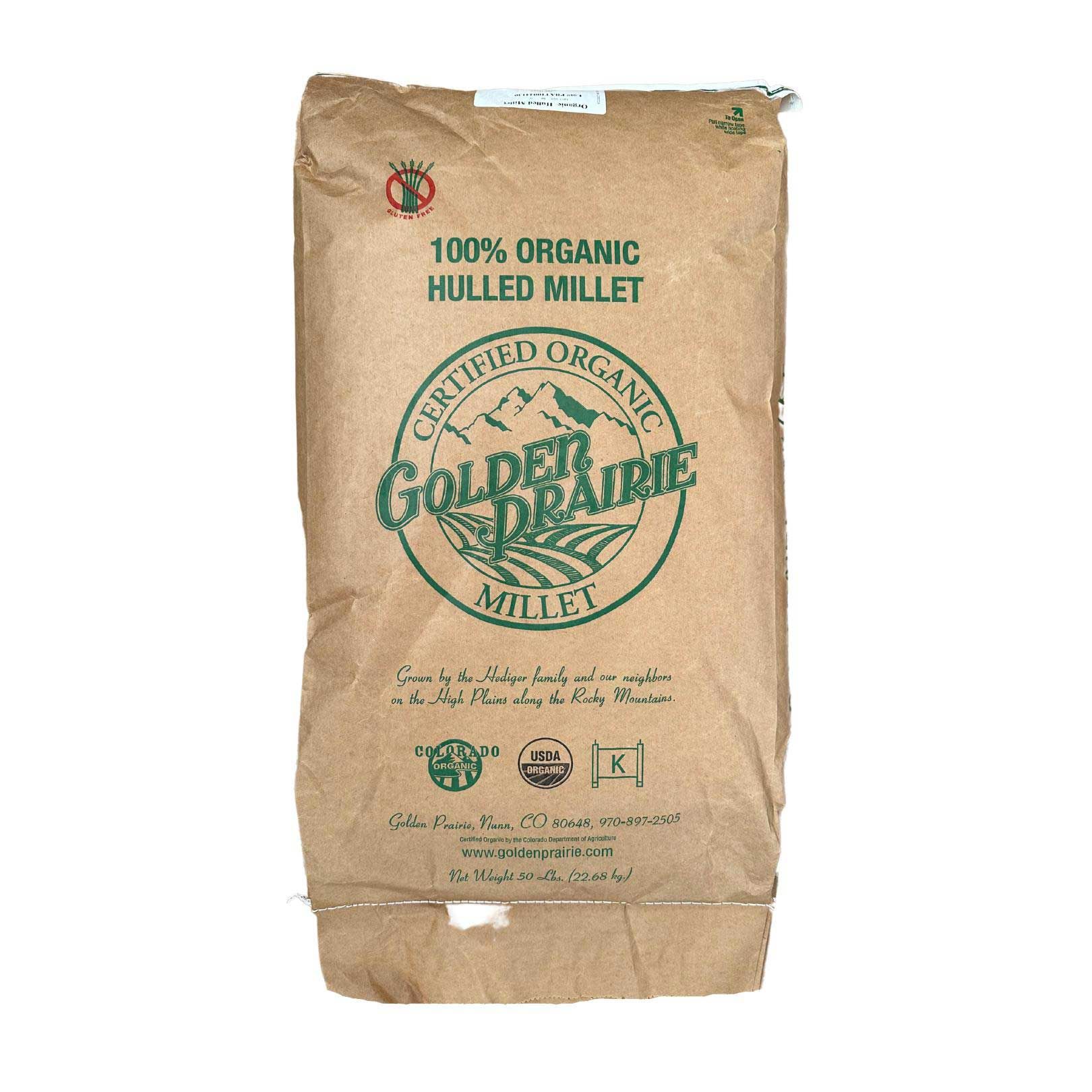 Unfi Organic Hulled Millet, 25 Pound