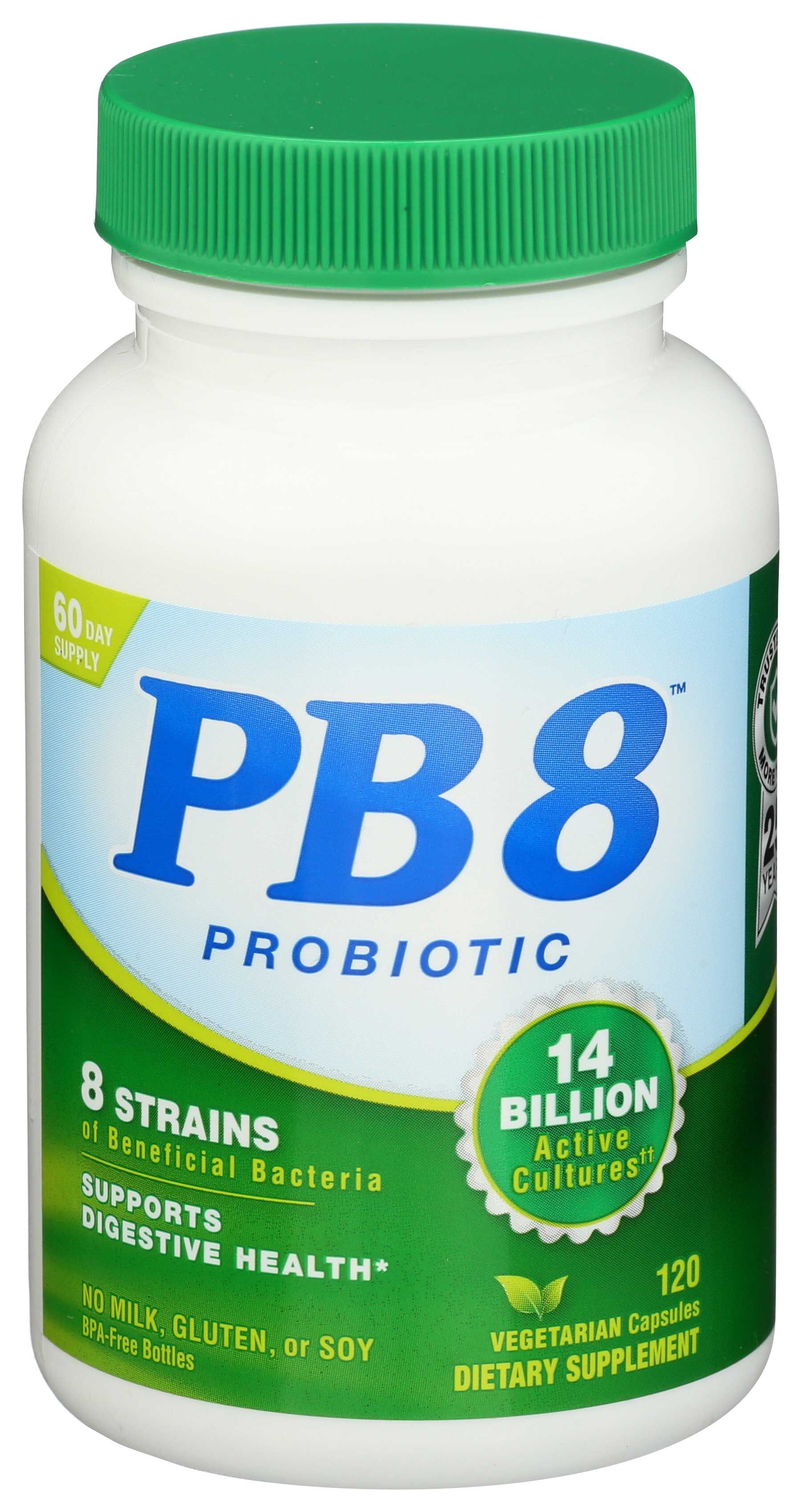 Pb 8 Pro-biotic Vegetarian Acidophilus, 120 Capsules