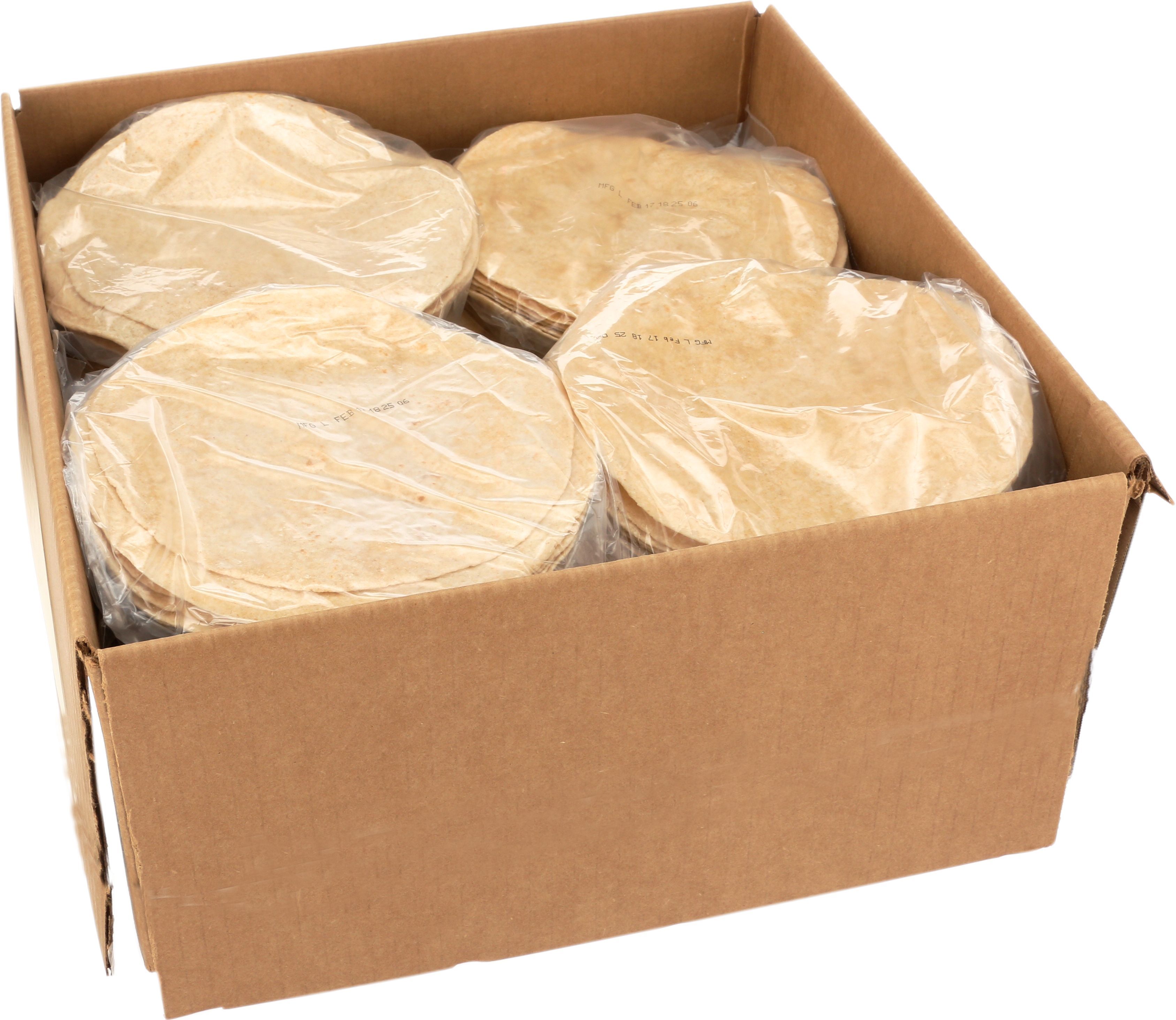 Mexican Original Receta De Oro 6.25 Inch Shelf Stable Whole Grain Reduced Sodium Flour Tortilla, 18.75 Pound