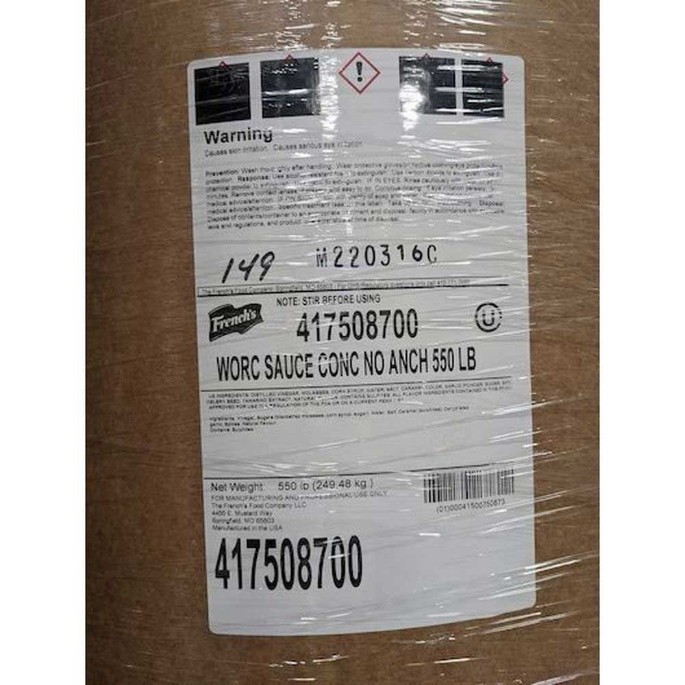 French's Concentrated Worcestershire Sauce, 550 Pound