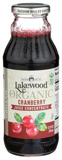 Lakewood Organic Cranberry Concentrate Juice, 12.5 Fluid Ounce