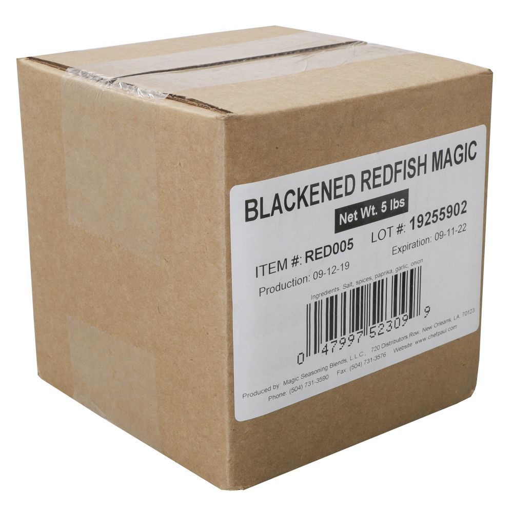Magic Seasoning Blends, Blackened Redfish Seasoning, 5 Pound