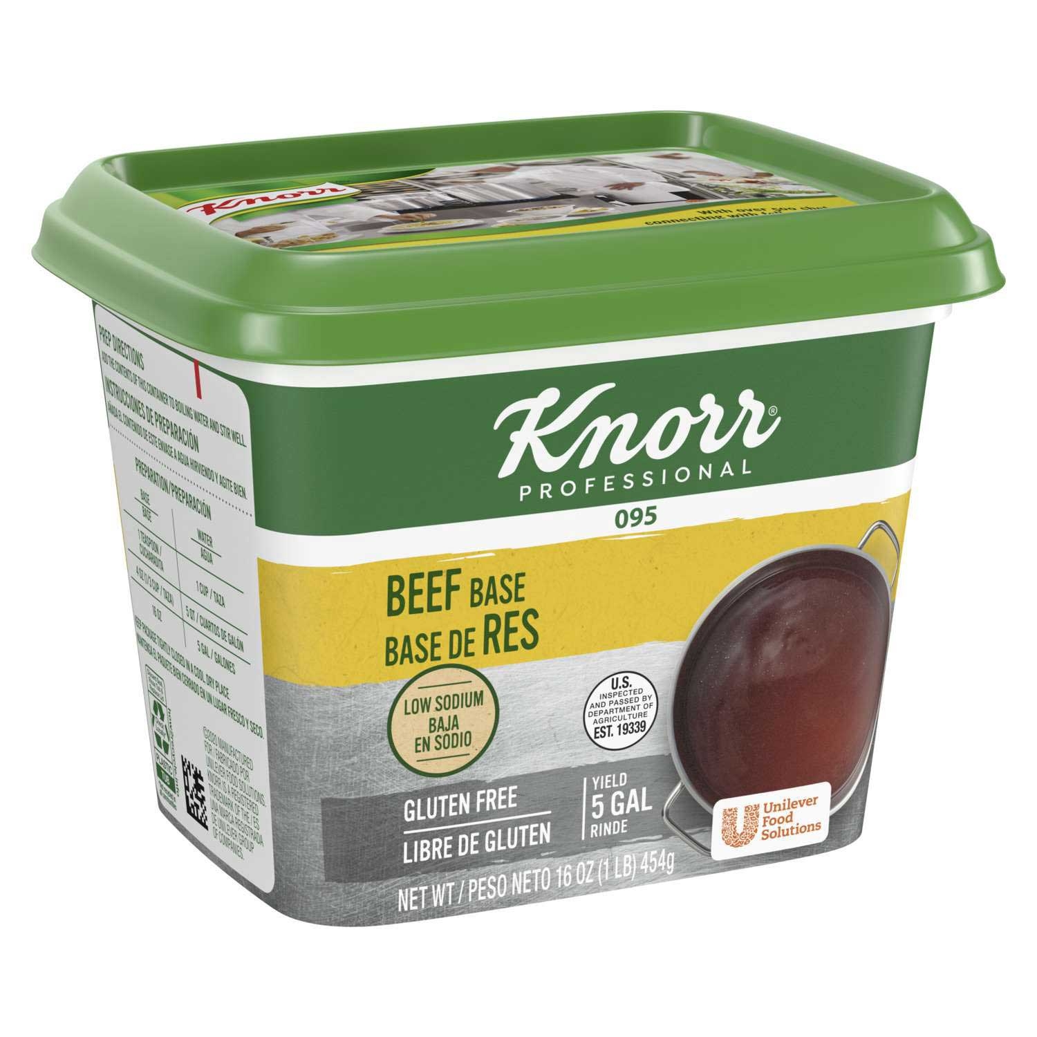 Single Knorr Professional 095 Low Sodium Beef Stock Base, 1 Pound