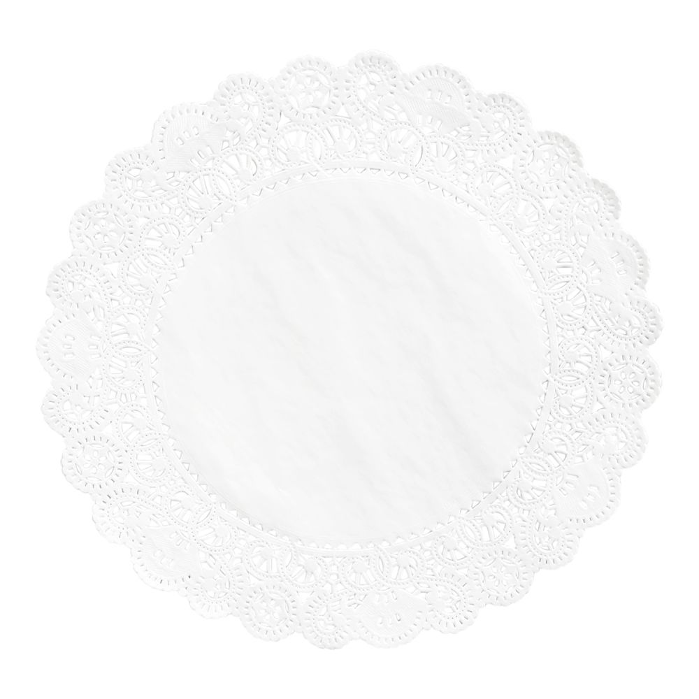 Lapaco Glassine Round Normandy Lace Doilie, 10 Inch -- 5000 Per Case