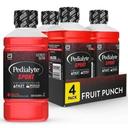 Pedialyte Sport Fruit Punch Flavored Electrolyte Solution, 33.8 Fluid Ounce -- 4 per case