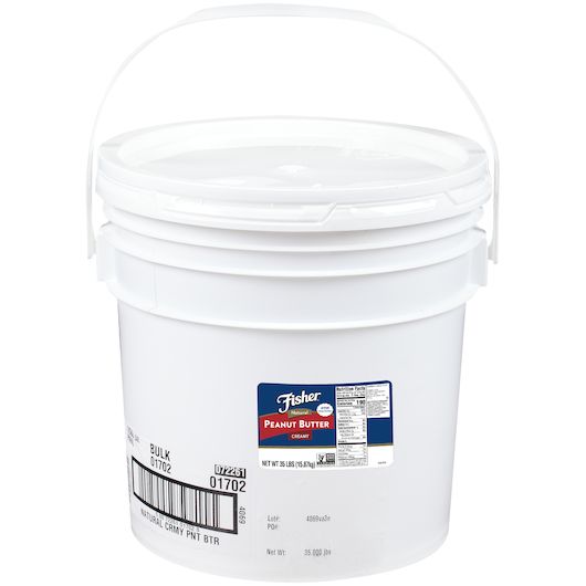 Fisher Natural Creamy Peanut Butter, 35 Pound