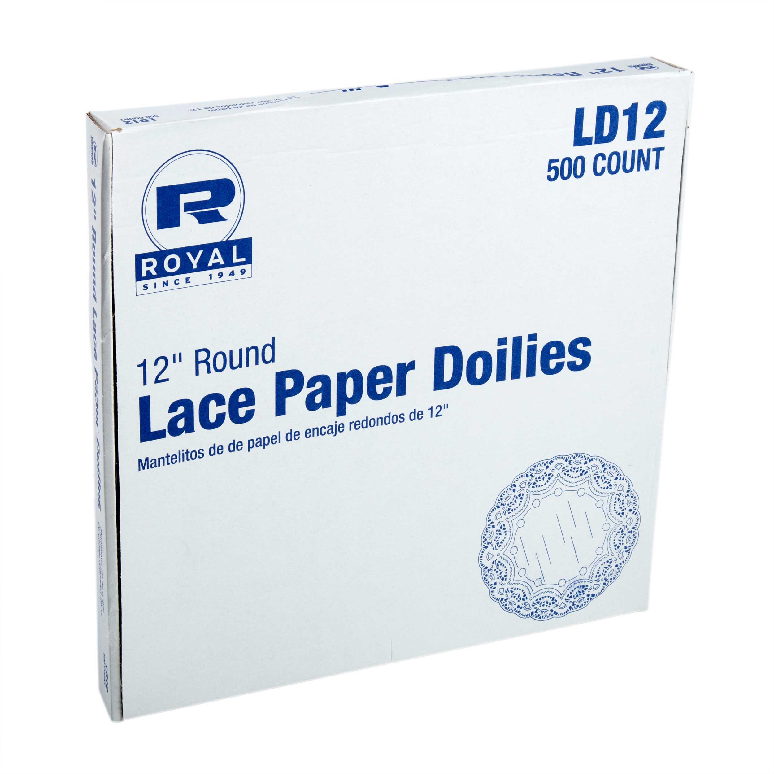 Royal Lace Doilie, 12 Inch -- 5000 Per Case